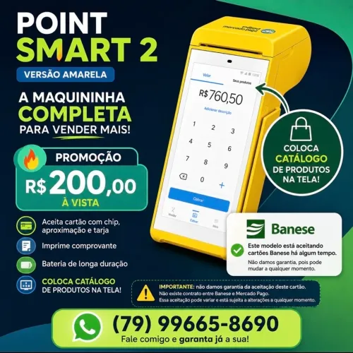 Point Smart 2 - Está aceitando cartões Banese