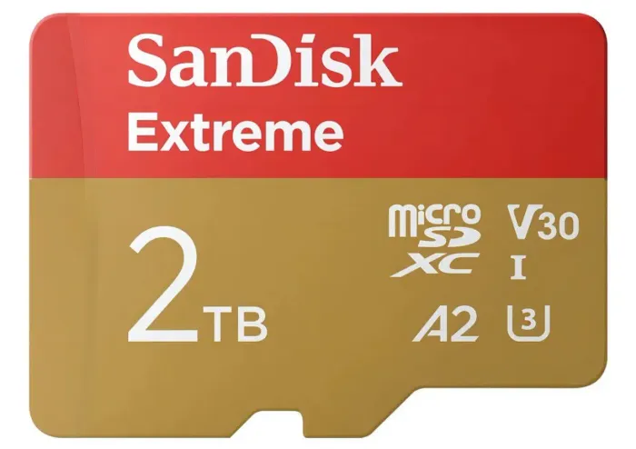 Cartão SanDisk ultra extreme 2tb
