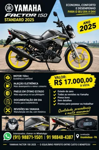 Moto Yamaha factor 150/2025