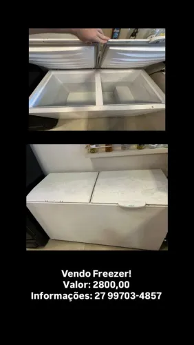 Freezer vertical 2 unidades 