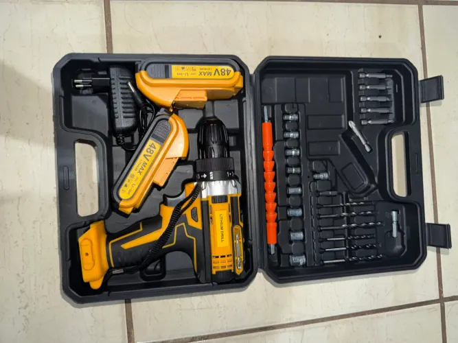 Parafusadeira/Furadeira 48V - Kit Completo