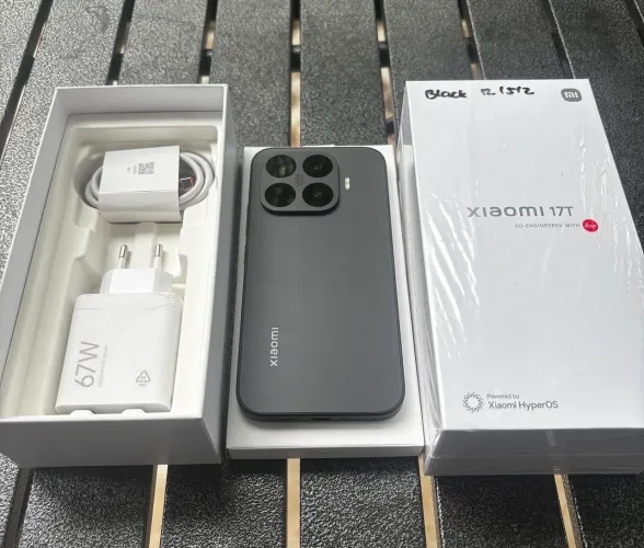 Xiaomi 17T 512GB 12GB RAM PRETO LACRADO ENTREGAMOS GRÁTIS