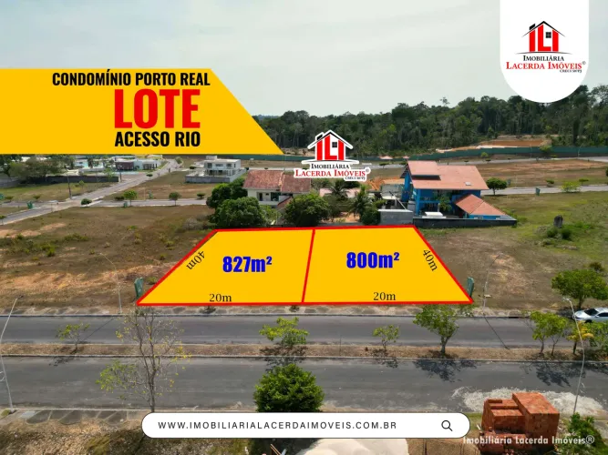 Condomínio Residencial Porto Real - Lote de 1.627m² com Infraestrutura Completa