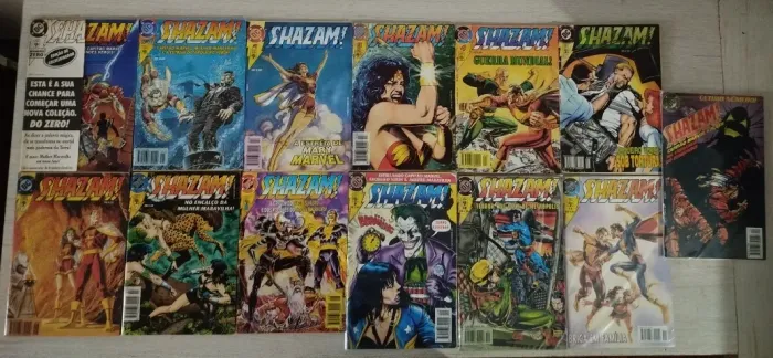 HQ Quadrinhos Shazam! (completo em 13 volumes) - Editora Abril