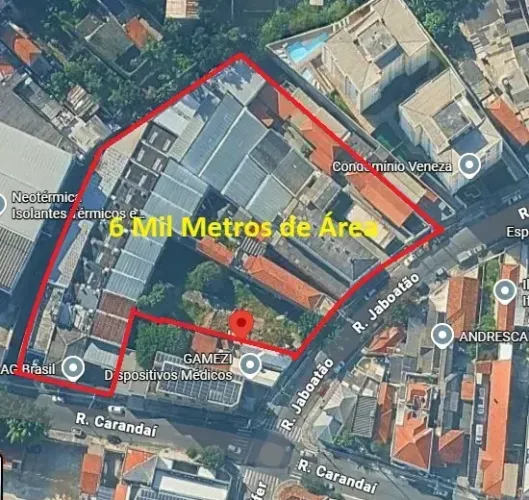 Terreno com área de 6.000 metros localizado na Casa Verde -SP (para construir prédio, merc