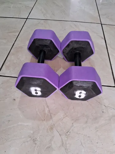 Par de Halteres de concreto 6 kg