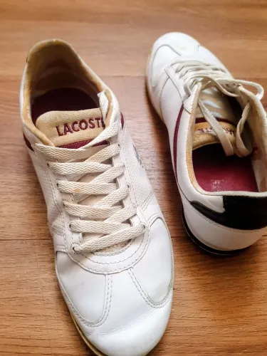 Tênis Lacoste Garonne CI Spm Masculino 38 Couro Branco