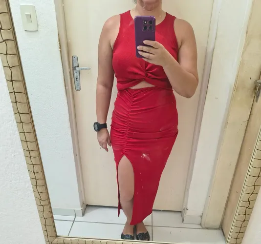 Vestido Canelado