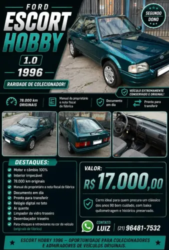 Ford Escort Hobby 1.0 1996