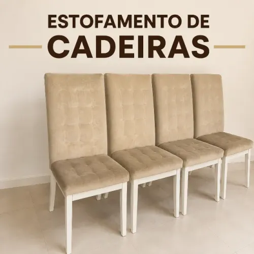 Reforma de Cadeiras Estofadas em Fortaleza | Conserto e Reforço