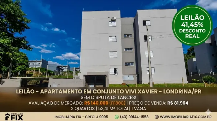 ? LONDRINA - LEILÃO EM VENDA DIRETA: MAIS DE 41% OFF
