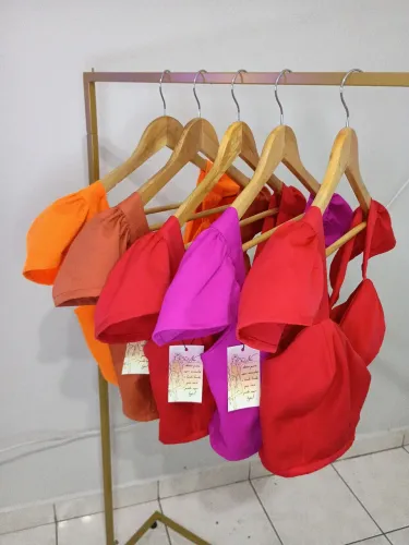Kit no atacado 5 tops em alfaitaria