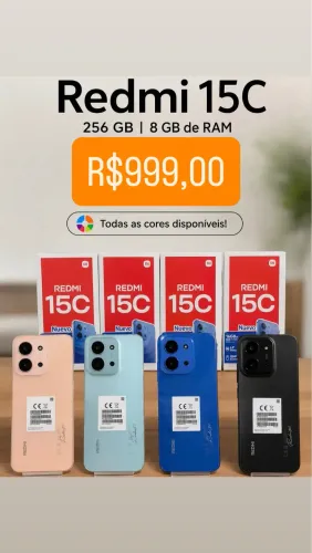 Celular Xiaomi 15c 256gb 08gb ram Novo Garantia Entregamos Capa e Pelicula