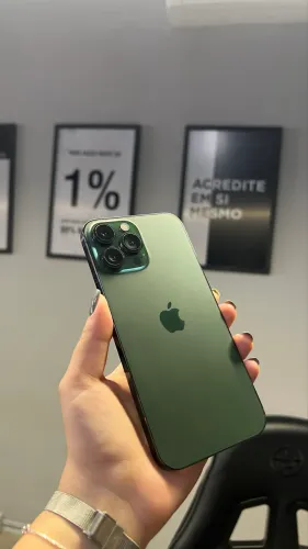iPhone 13 Pro Max 128GB verde seminovo 100%