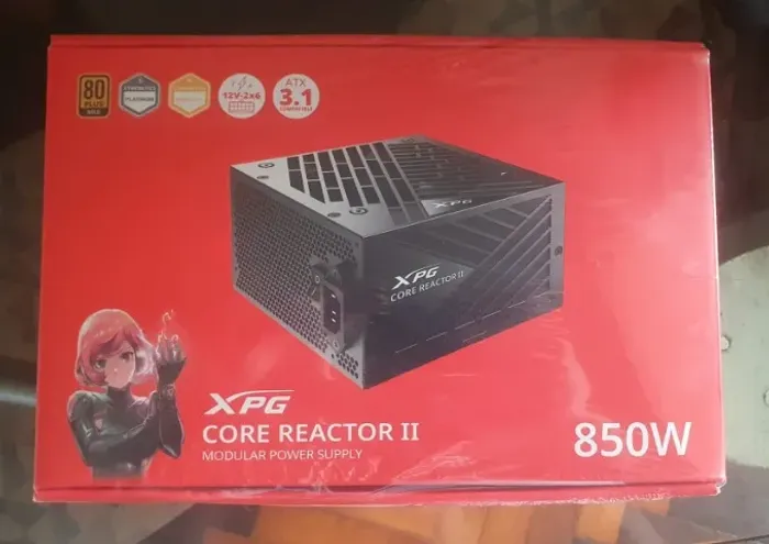 FONTE XPG 850W MODULAR LACRADA COM NF E GARANTIA DE 10 ANOS
