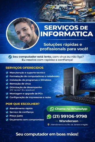 SEU PC ESTÀ LENTO?, COM VIRUS OU NÂO LIGA? EU RESOLVO
