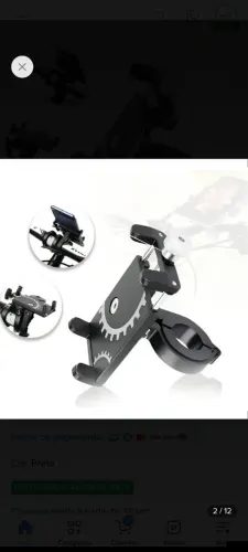 Suporte para celular de bicicleta, carro elétrico e motocicleta