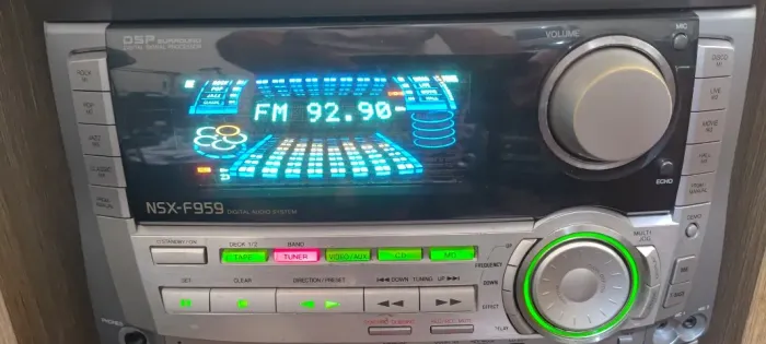 Mini System Aiwa NSX F959 CD e K7 Ok! Entrega em mãos. Não envio.