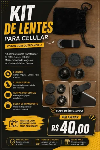 KIT Lentes para celular