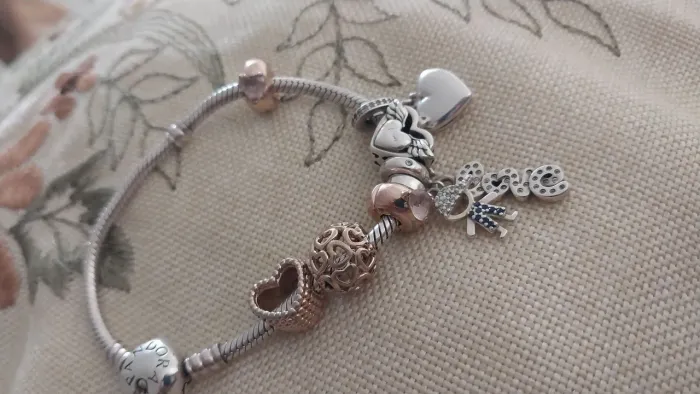 Pulseira Pandora Original- em prata 925 TROCO EM CELULAR