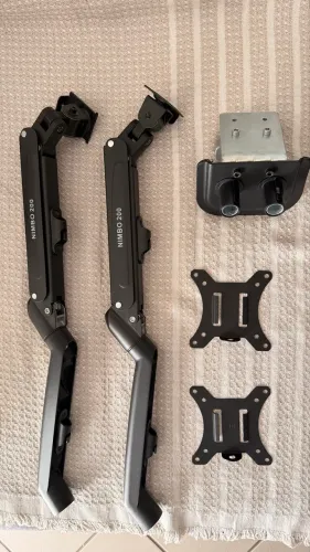Suporte monitor duplo 