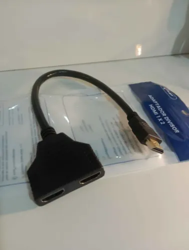 Adaptador HDMI duas saídas - entrega grátis em Campo Grande MS