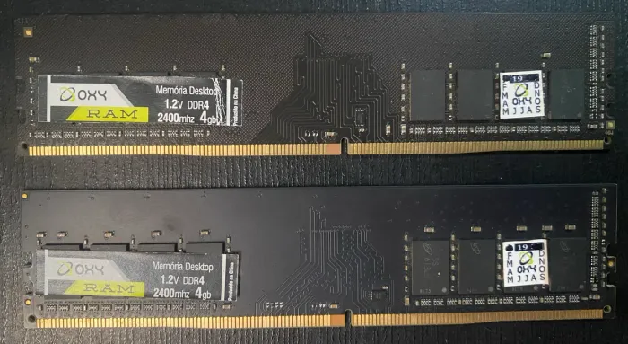Kit RAM 8GB (2x4GB) DDR4 2400MHz Oxy para PC Desktop