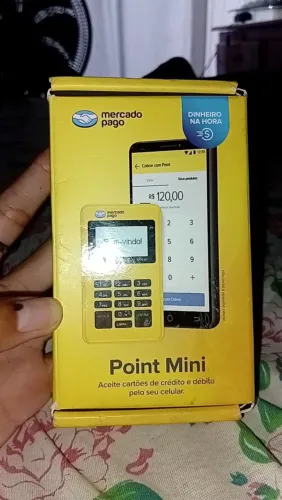 Máquina de cartão point mini do mercado pago