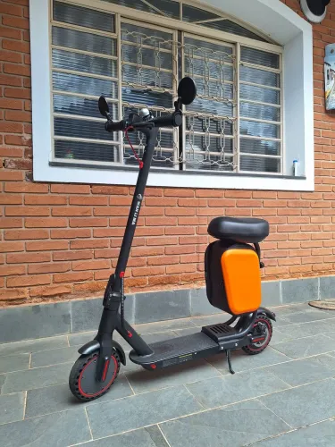 Patinete Elétrico WanLima 350W Seminovo + Banco, Seta e Retrovisor