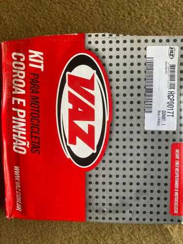 Kit Coroa e Pinhão VAZ Honda CG 125 Fan 2009 a 2013 43/14