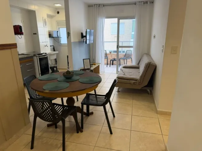 Apartamento Mobiliado para Locação Guilhermina 2 Dormitórios e Lazer Completo