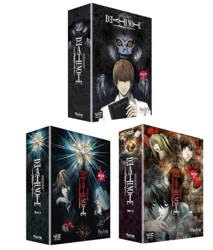 Anime Death Note - 3 Boxes Novos, Originais e Lacrados - Coleção Completa!