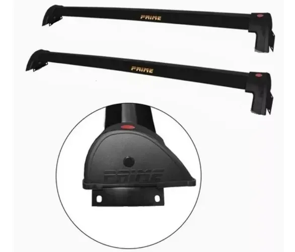 Rack Teto Sandero 15/.. Prata e Preto - 
