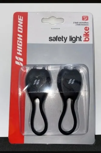 Luz de Led Silicone High One - Dianteiro + Traseiro<br> - entrego