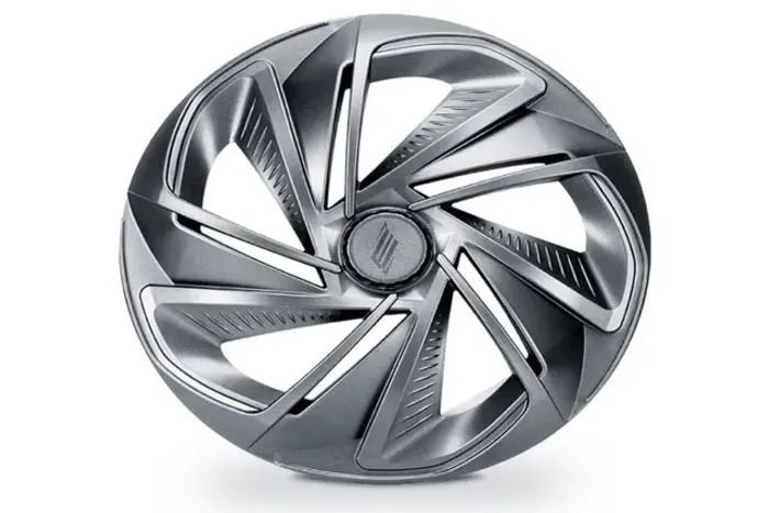 Jogo 4 Peças - Calota Aro 14 Nitro Graphite Silver - Elitte