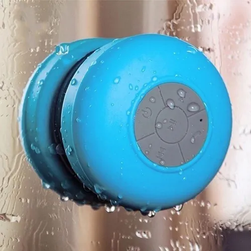 Mini Caixa de Som Resistente Água para banho Caixinha Banheiro Bluetooth Android E