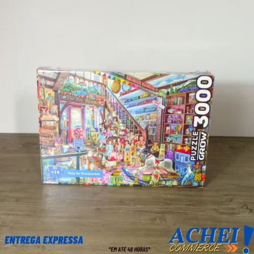 Quebra Cabeça 3000 peças Loja de Brinquedo - Novo
