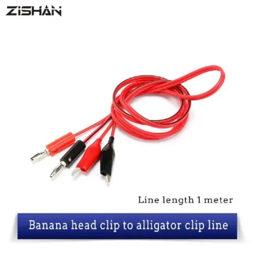 Cabos Emborrachado Garra Jacaré Para Multimetro 1m - COD 1205