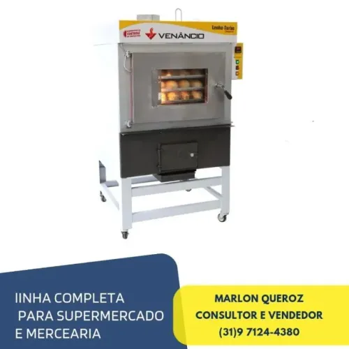 Forno 8 Esteiras a Lenha VenancioNovo