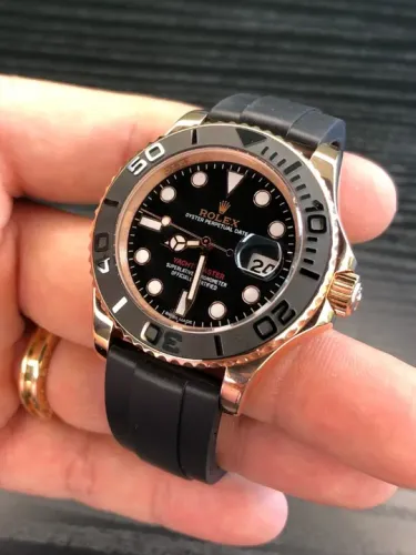 Rolex Yacht Master Oyster Flex Rose Gold Eta 3035 Automático