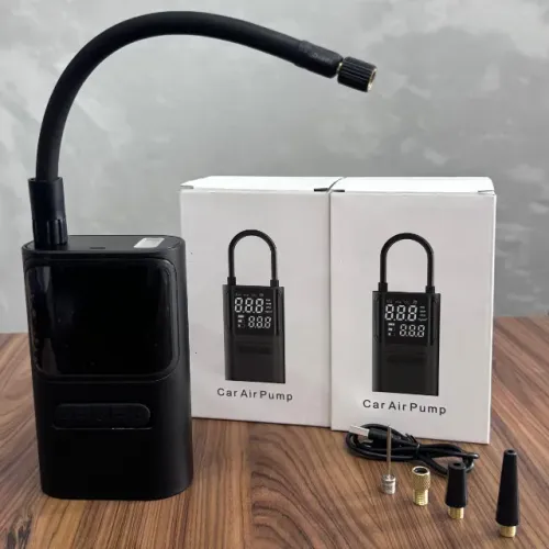 Calibrador Compressor de Pneu Digital Bomba de Ar Portátil para Carro, Moto e Bike
