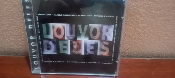 Cd raro gospel Louvor Deles vol. 1 Line Records