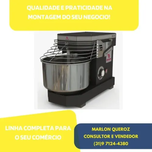 Amassadeira Braesi 5KG Espiral Nova