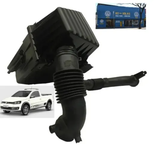 Caixa do filtro de ar original VW Saveiro G6 2013, 2014, 2015, 2016, 2017