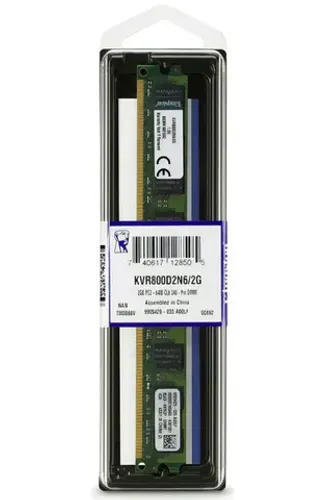 Memória Kingston Ddr2 2gb 800 Mhz P/ Pc (kvr800d2n6/2g) Nova