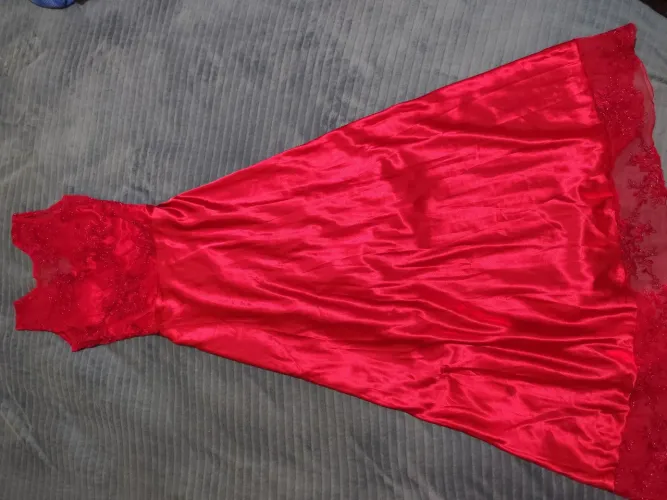 Vestido festa vermelho