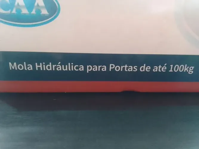 Mola hidráulica para porta vidro temperado 