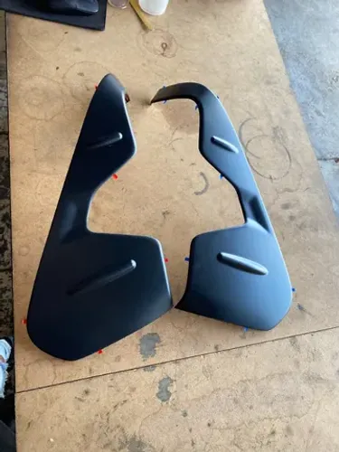Moldura Farol De Milha Hilux preto fosco