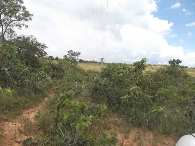 Terreno de 5ha, com luz e água encanada, próximo a vários comércios e muito mais.
