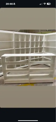 Balcão Vitrine + Estantes Expositora MDF